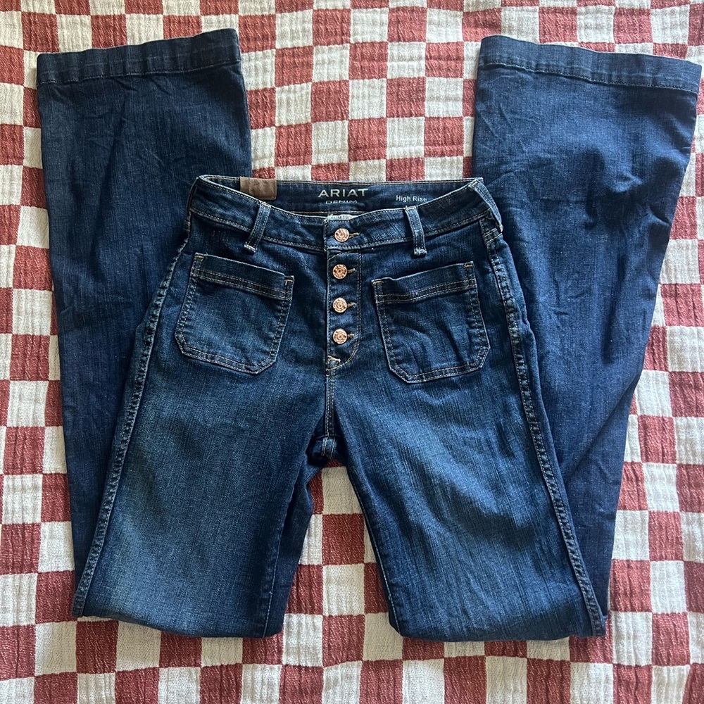 Ariat Women's Dark Blue Flare Jeans